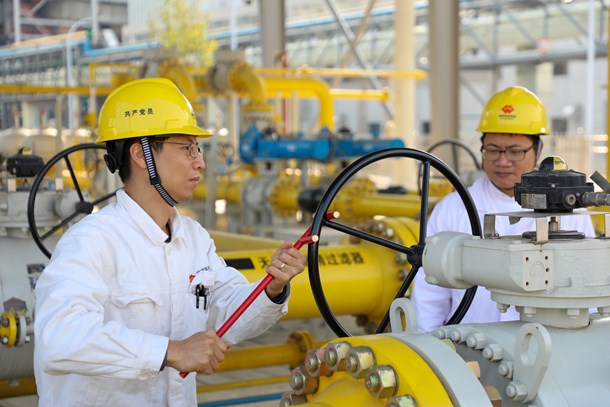 廣東肇慶電廠二期天然氣管道專線正式通氣(圖1)